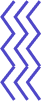 Decorative zigzags